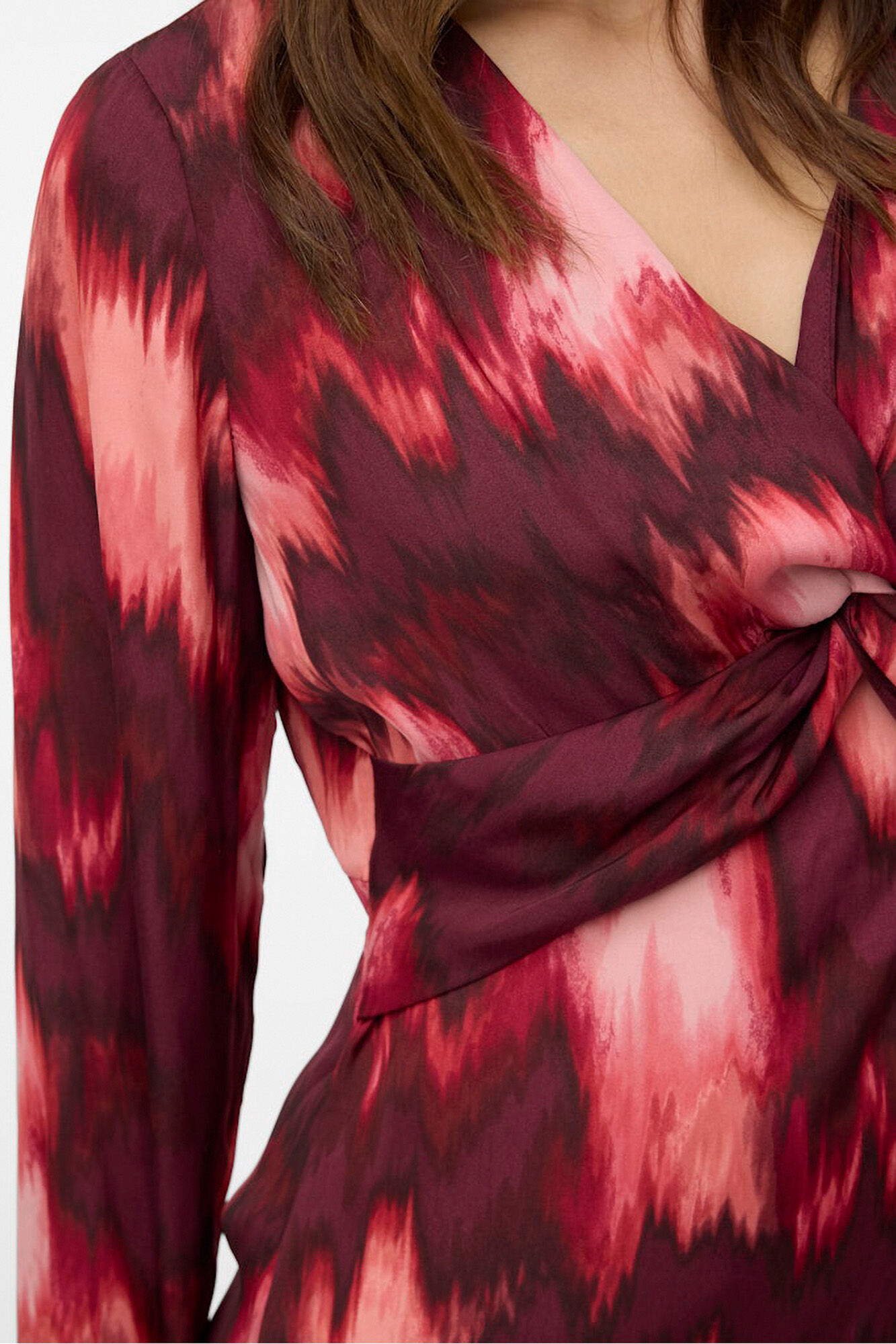 Vero Moda Vestido midi de manga larga