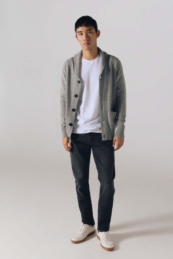 Cortefiel Jeans slim fit coolmax Gris