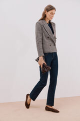 Cortefiel Blazer curto Cinzento
