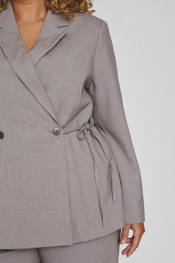 Evoked by Vila Blazer cruzada Gris