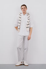 Cortefiel Pantalón chino regulart fit Gris