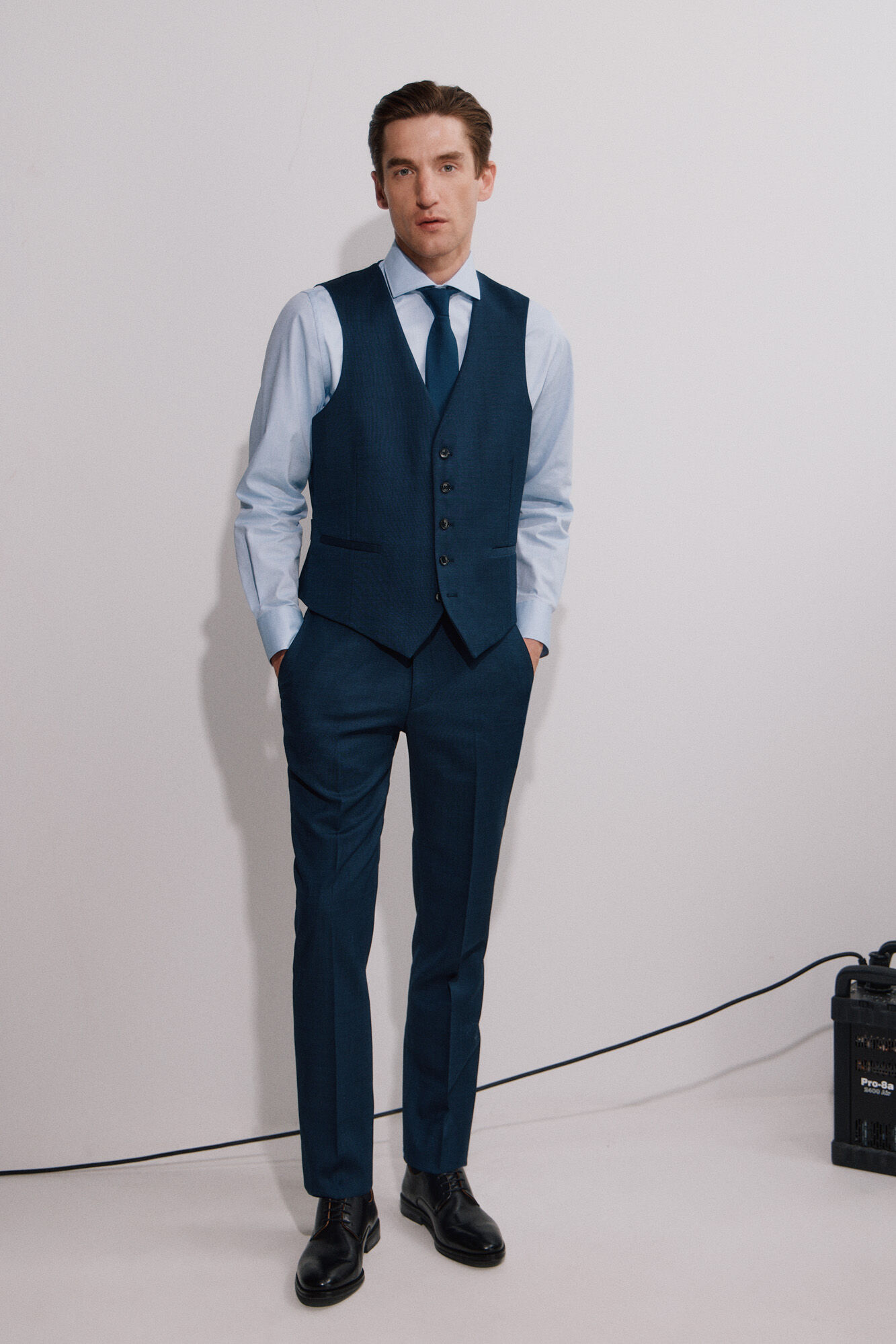 Cortefiel Colete azul 