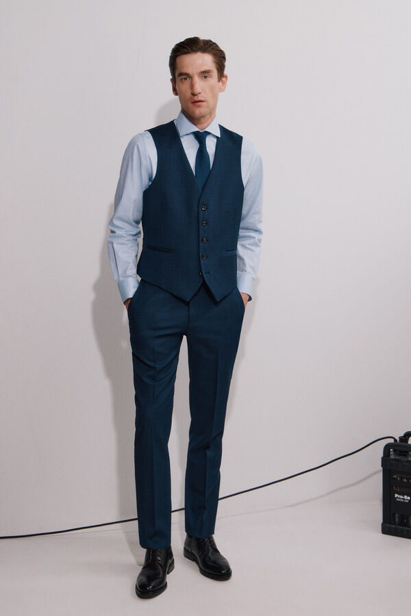 Cortefiel Colete azul  Azul