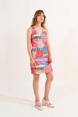 Molly Bracken Vestido sem manga com estampado Multicolorido