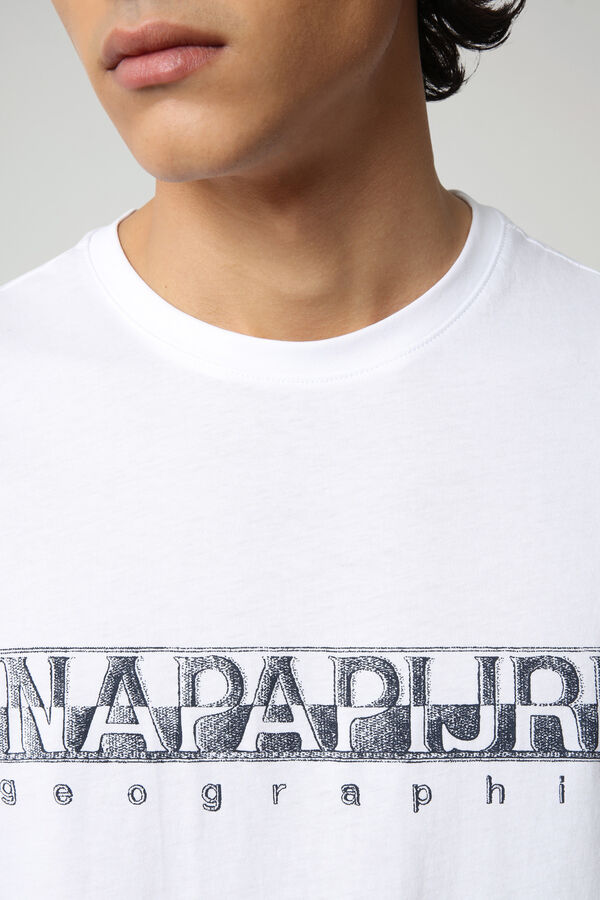 Cortefiel T-shirt SALLAR SS Napapijri Branco