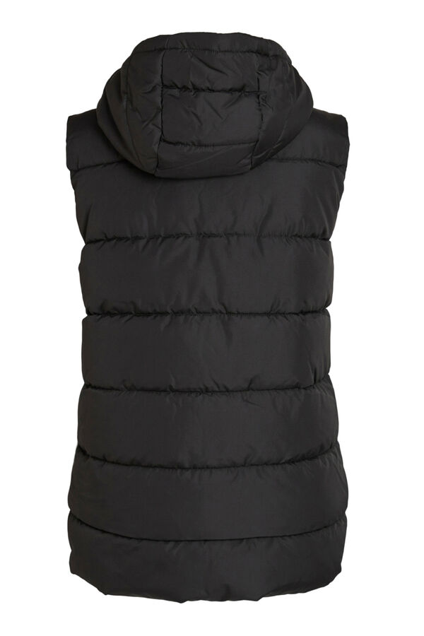 Vila Colete de mulher acolchoado Preto