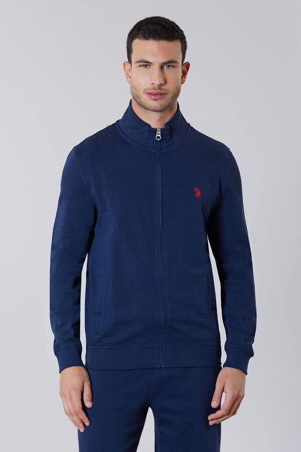 Us Polo Sudadera de algod&oacute;n Azul oscuro
