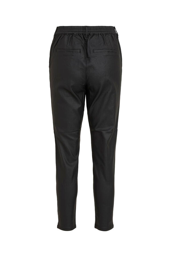 Object Pantal&oacute;n encerado chino Negro