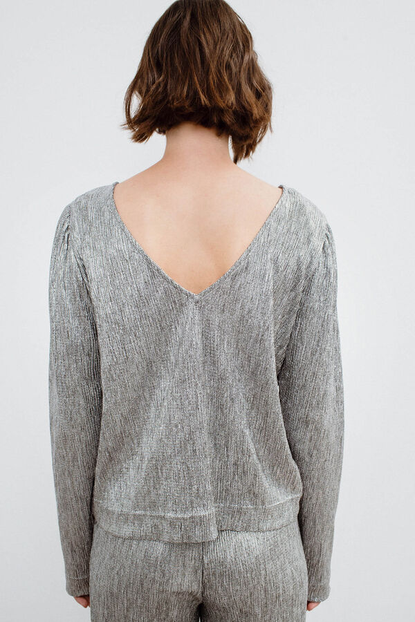 Object Top metalizado Gris