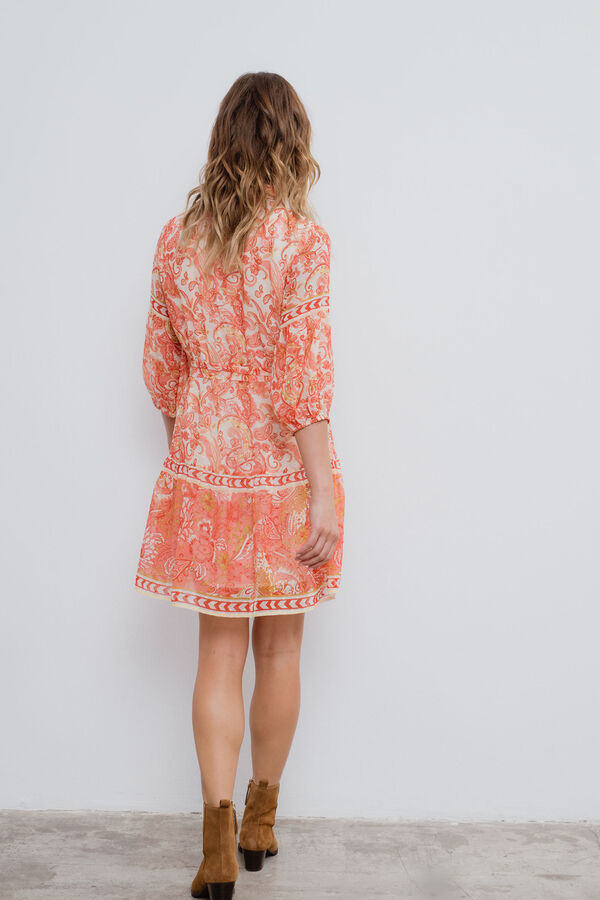 Vila Vestido curto camiseiro Cinzento