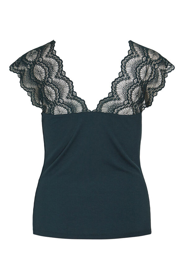 Vila Top renda  Preto