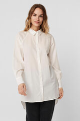 Cortefiel Camisa comprida  Branco