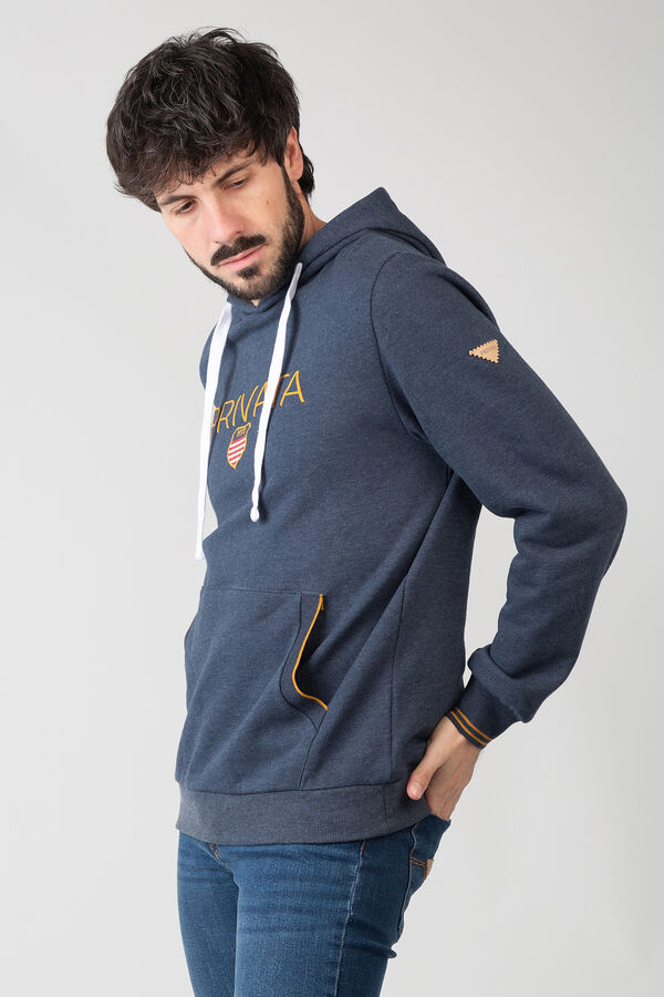 Privata Sudadera con capucha y bolsillos Azul