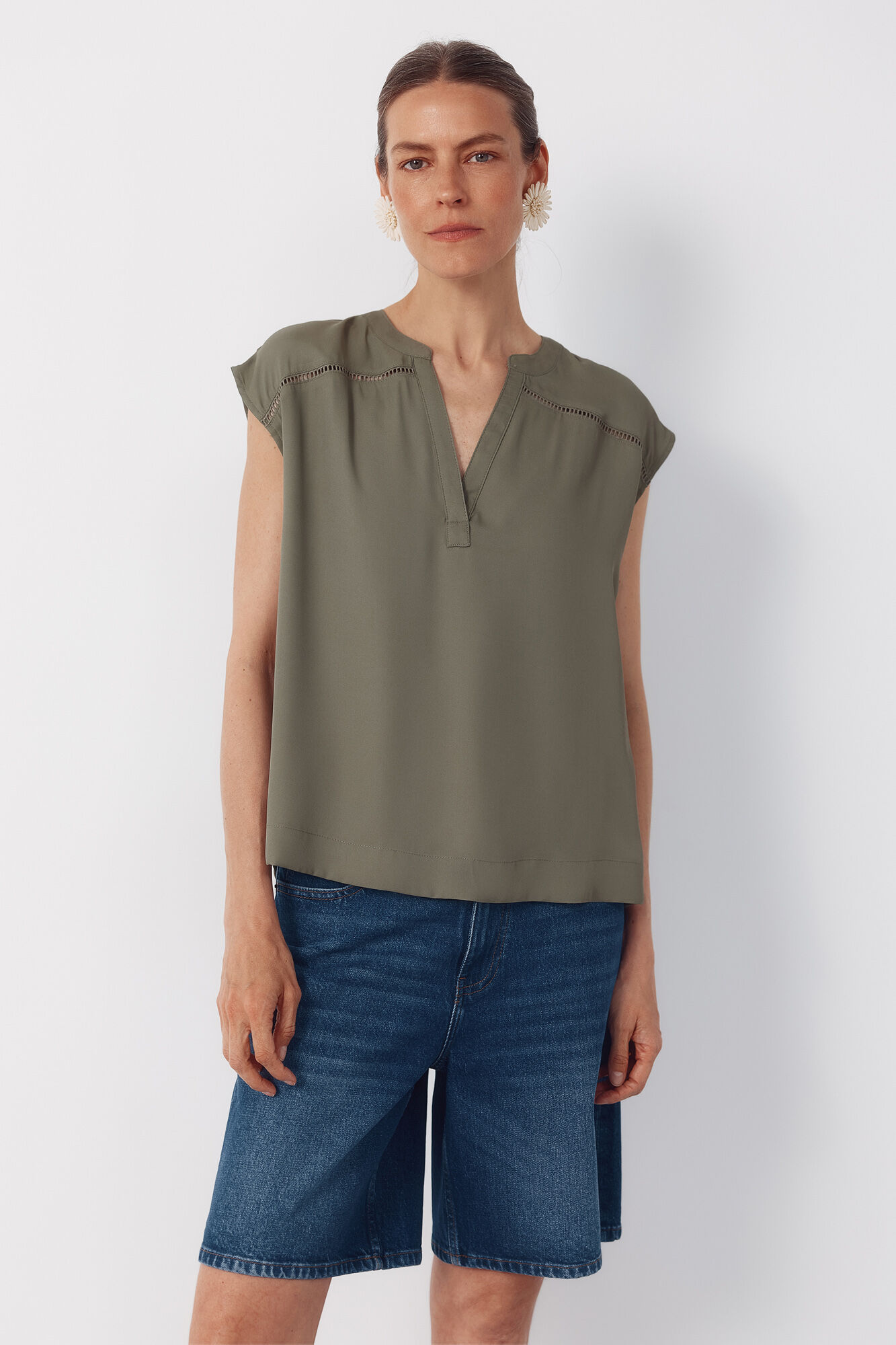 Cortefiel Blusa Entredos