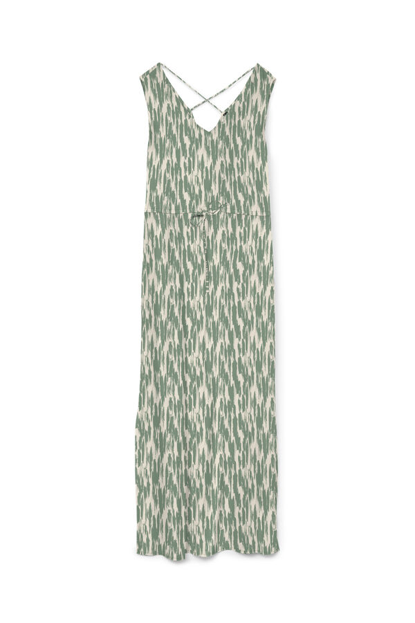 Vero Moda Vestido largo tirante ancho Gris