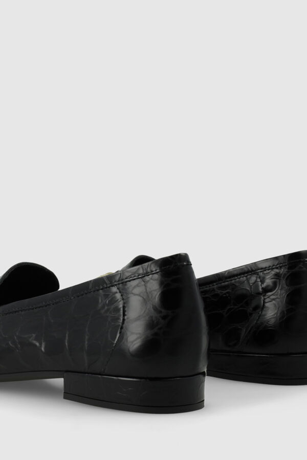 Lodi Mocasines en piel Negro