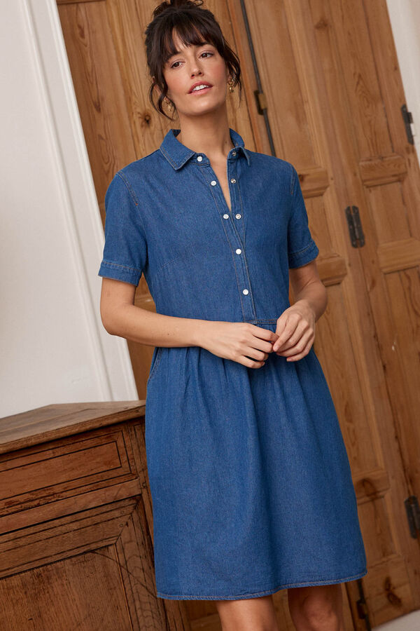 Pol&iacute;n Et Moi Vestido babydoll Dolly Azul