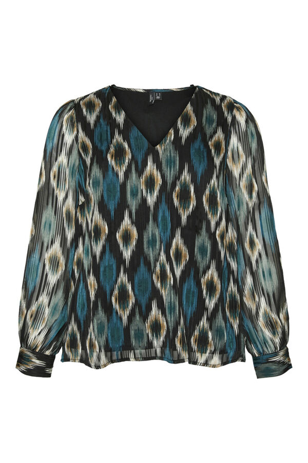 Vero Moda Curve Top de manga comprida tamanho grande Verde