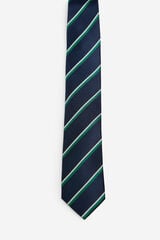 Cortefiel Corbata rayas Verde