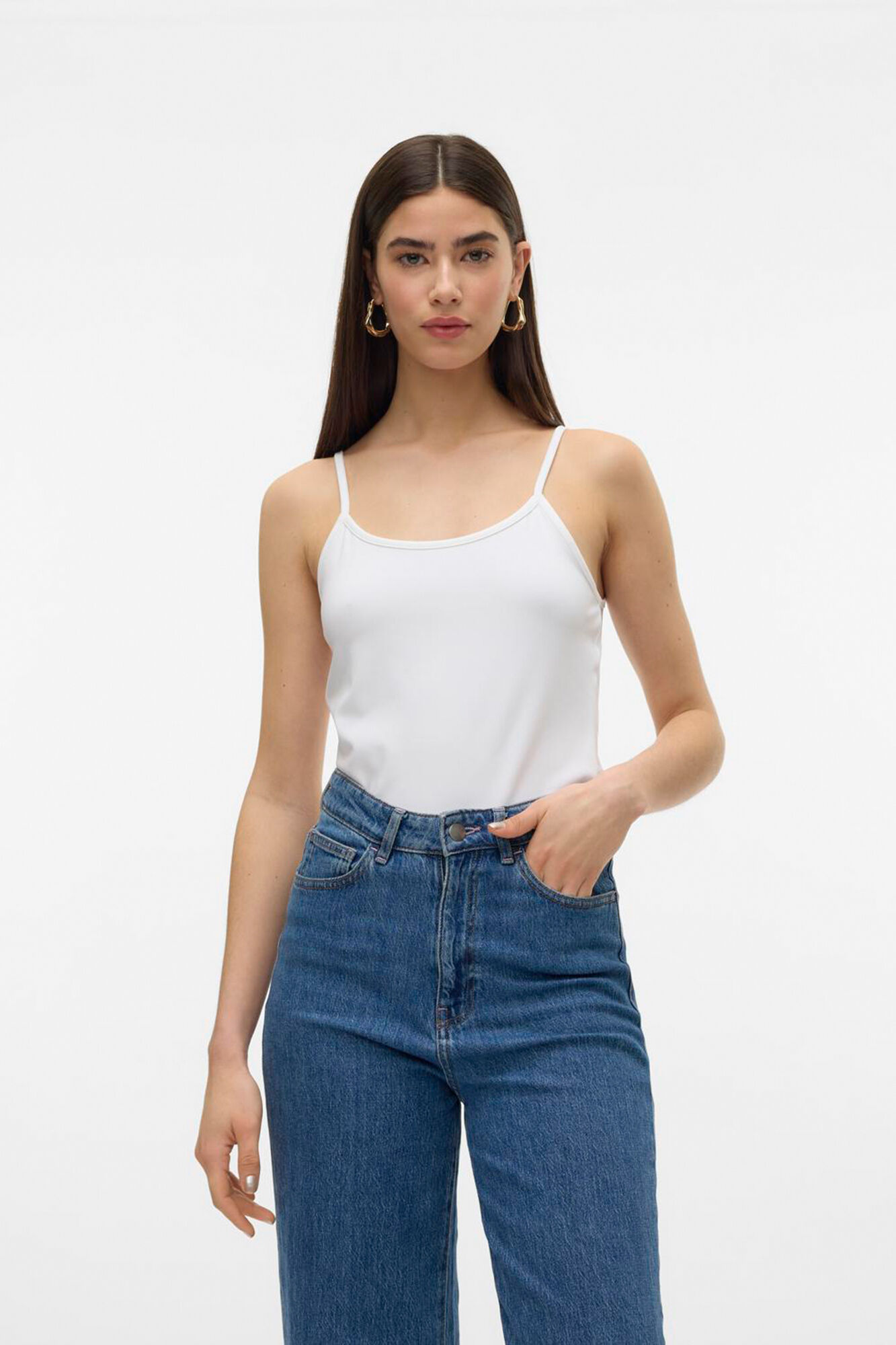 Vero Moda Top singlet el&aacute;stico