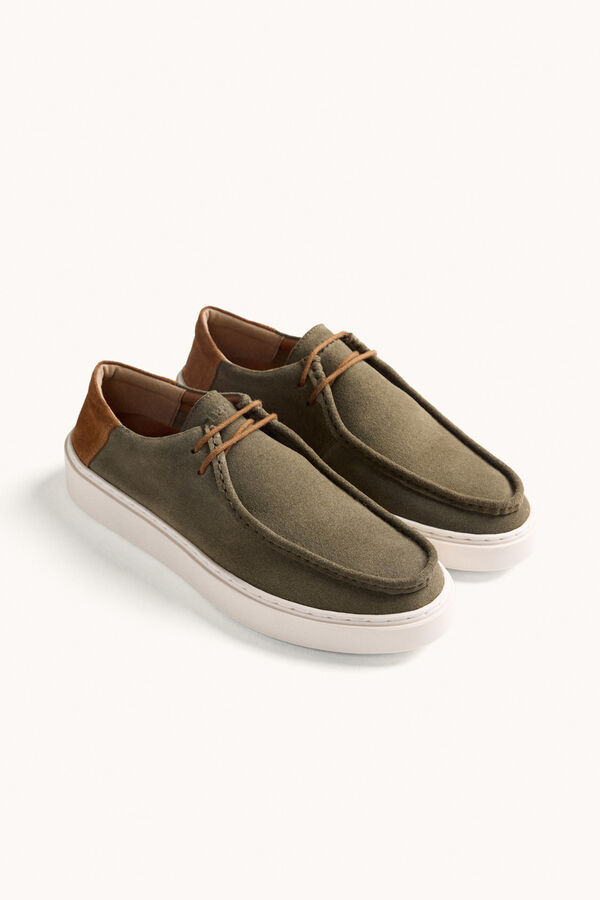 Gioseppo Zapatillas estilo wallabees Kaki