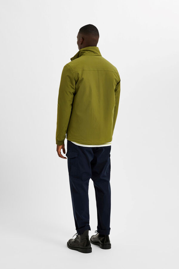 Selected Casaco curto imperme&aacute;vel 100% sustent&aacute;vel Verde