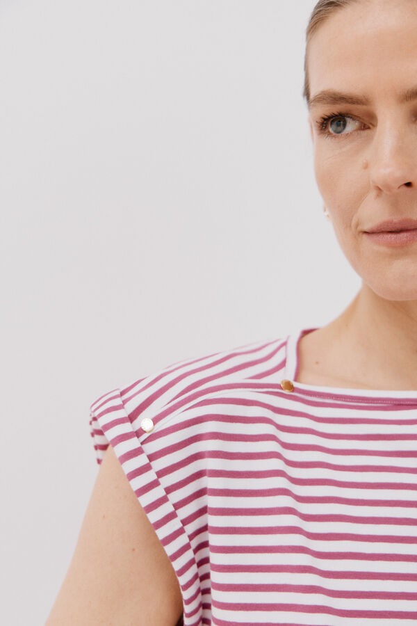 Cortefiel Camiseta b&aacute;sica mangas Multicolorido