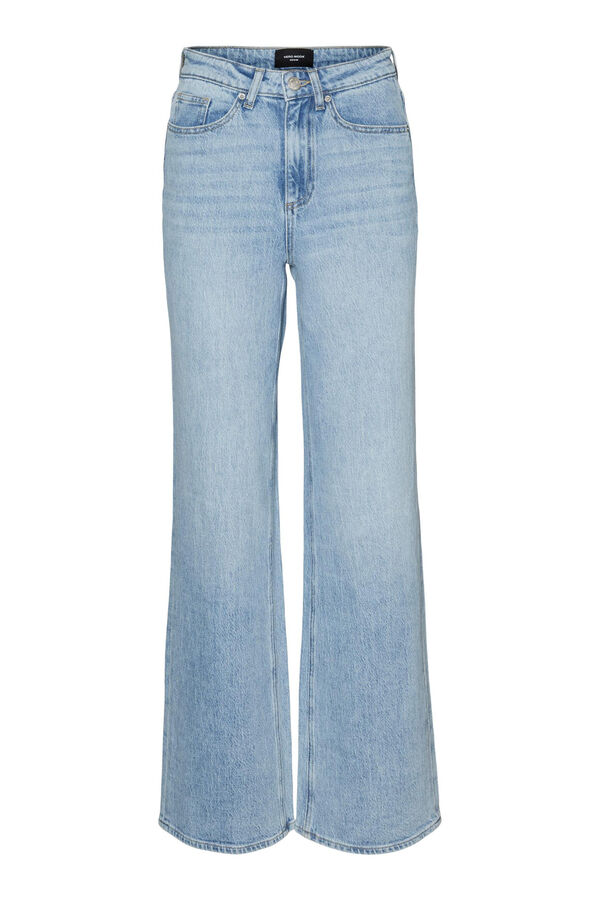 Vero Moda Pantal&oacute;n vaquero wide Azul