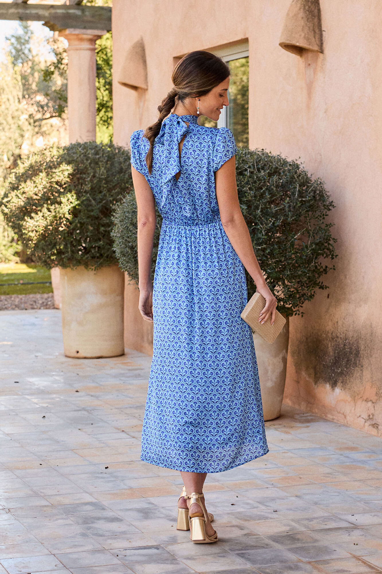 Pol&iacute;n Et Moi Vestido com gola Paola