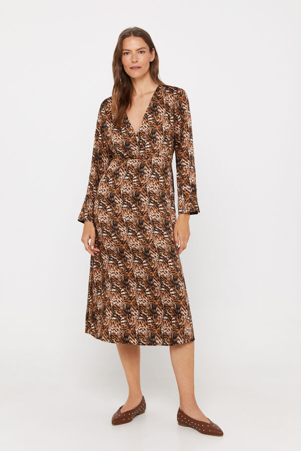 Cortefiel Vestido estampado Impressão