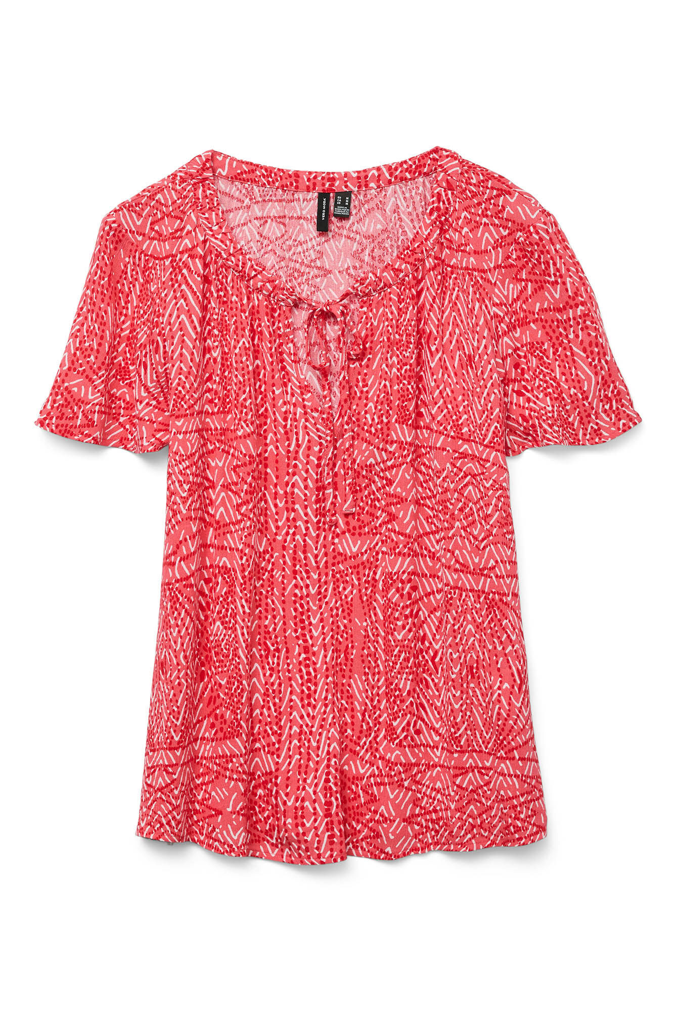 Vero Moda Blusa fluida de manga corta