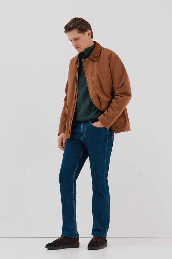 Cortefiel Pantal&oacute;n vaquero straight fit Azul