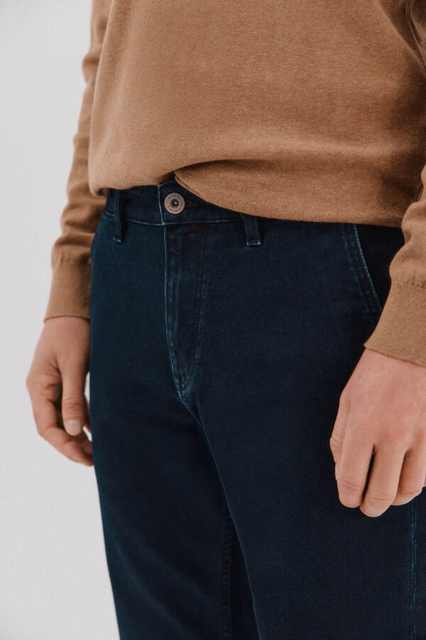 Cortefiel Pantal&oacute;n vaquero tapered fit Azul marino