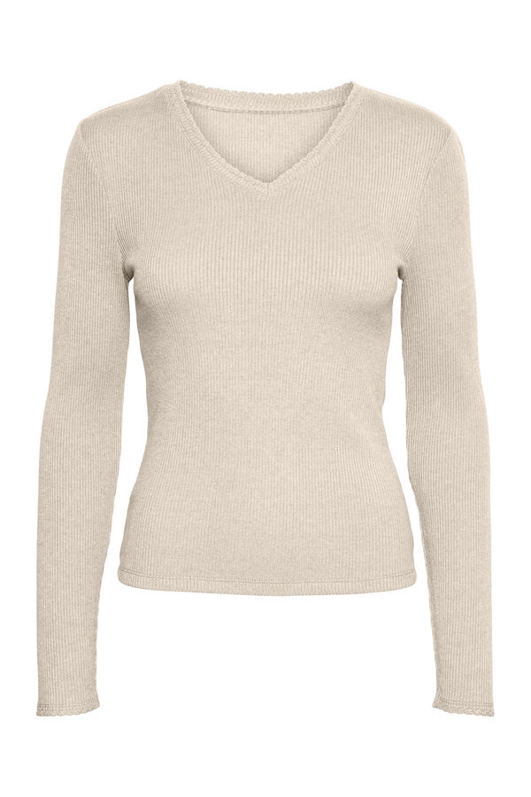 Vero Moda T-shirt de manga comprida  Cinzento