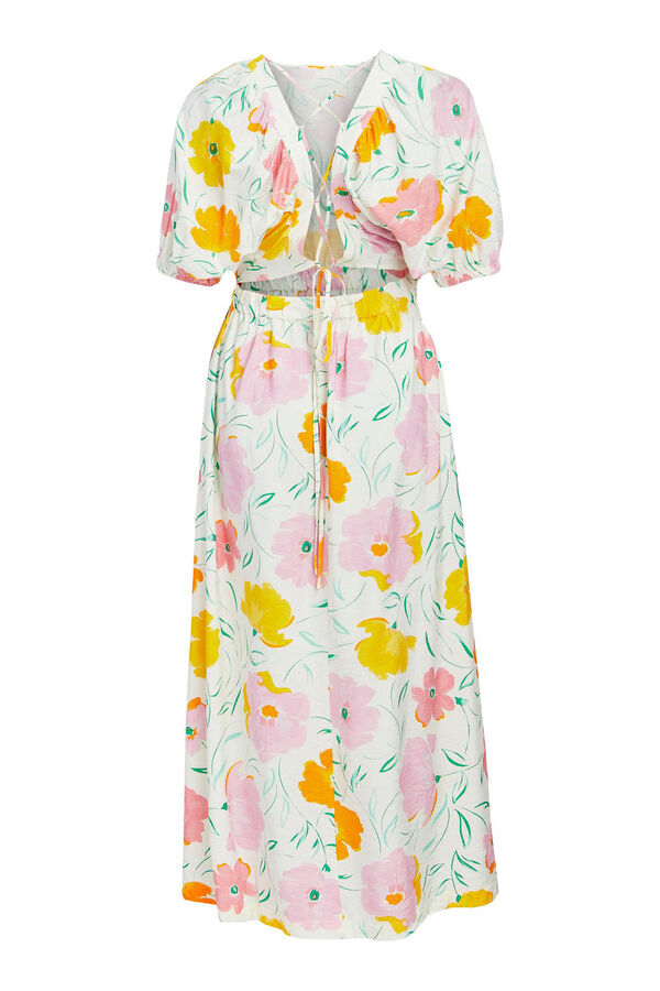 Object Vestido largo espalda descubierta Blanco