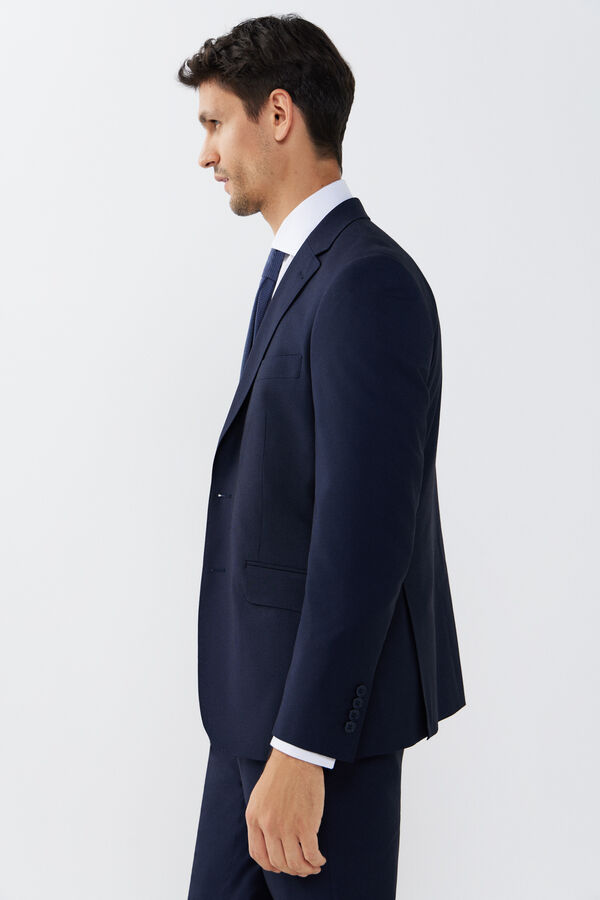 Cortefiel Blazer liso coolmax® Azul