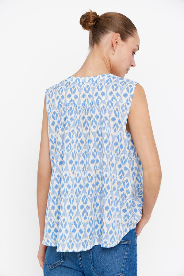 Camisa Estampada Camisas De Mujer Cortefiel Blusa Estampada Blusa