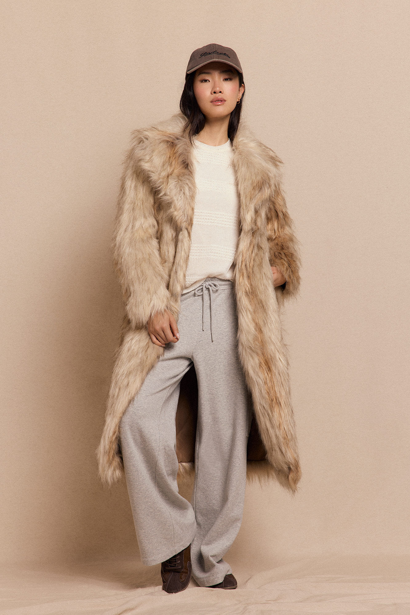 Slowlove Top manga larga estructura r&uacute;stica