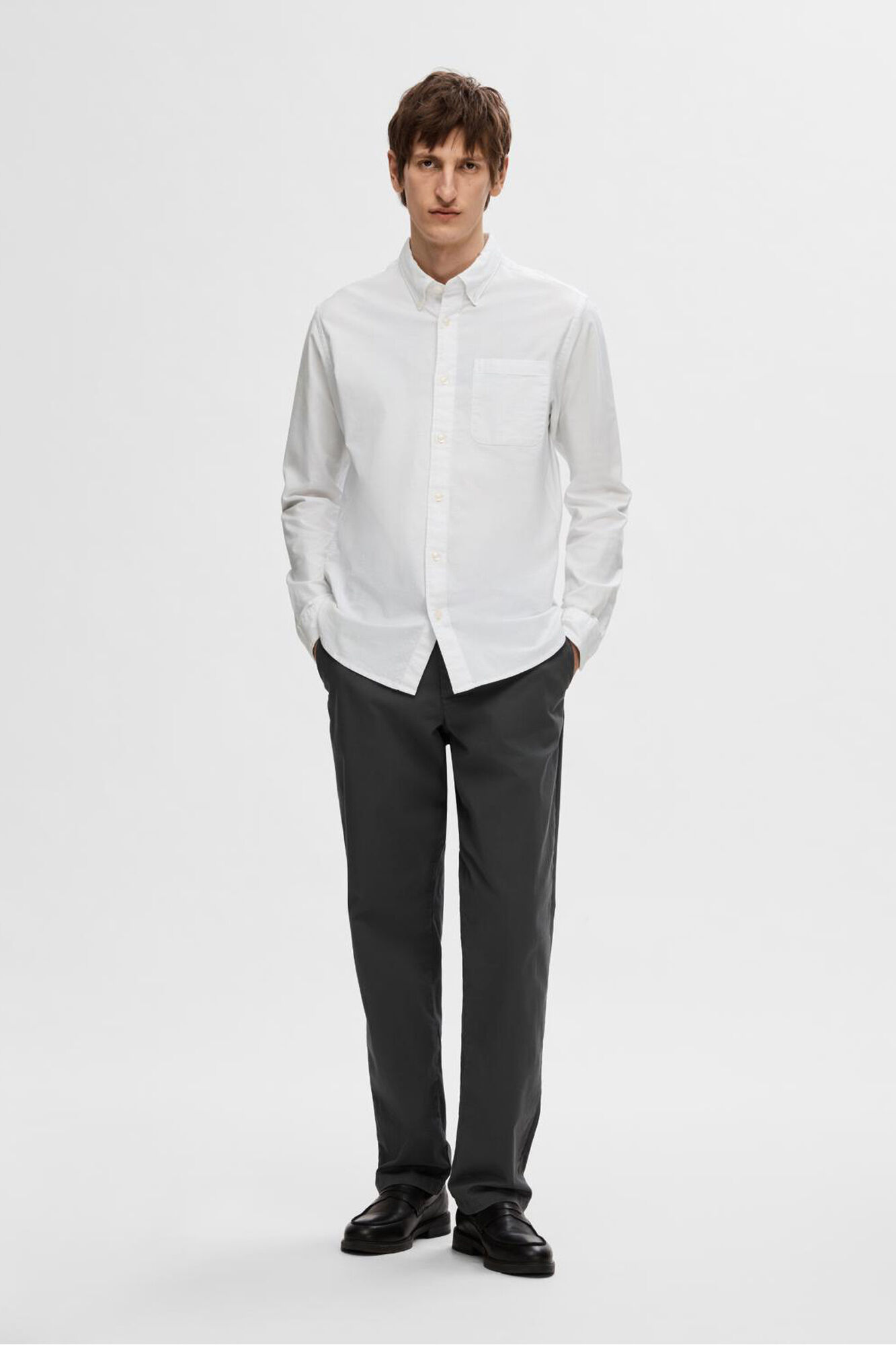 Selected Camisa Oxford Regular Fit.