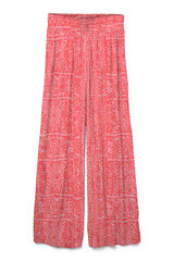 Vero Moda Cal&ccedil;as fluidas de mulher com cintura el&aacute;stica Subiu