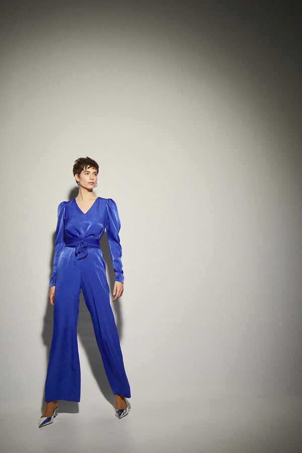 Dolores Promesas Mono Satinado Azul Klein Azul oscuro