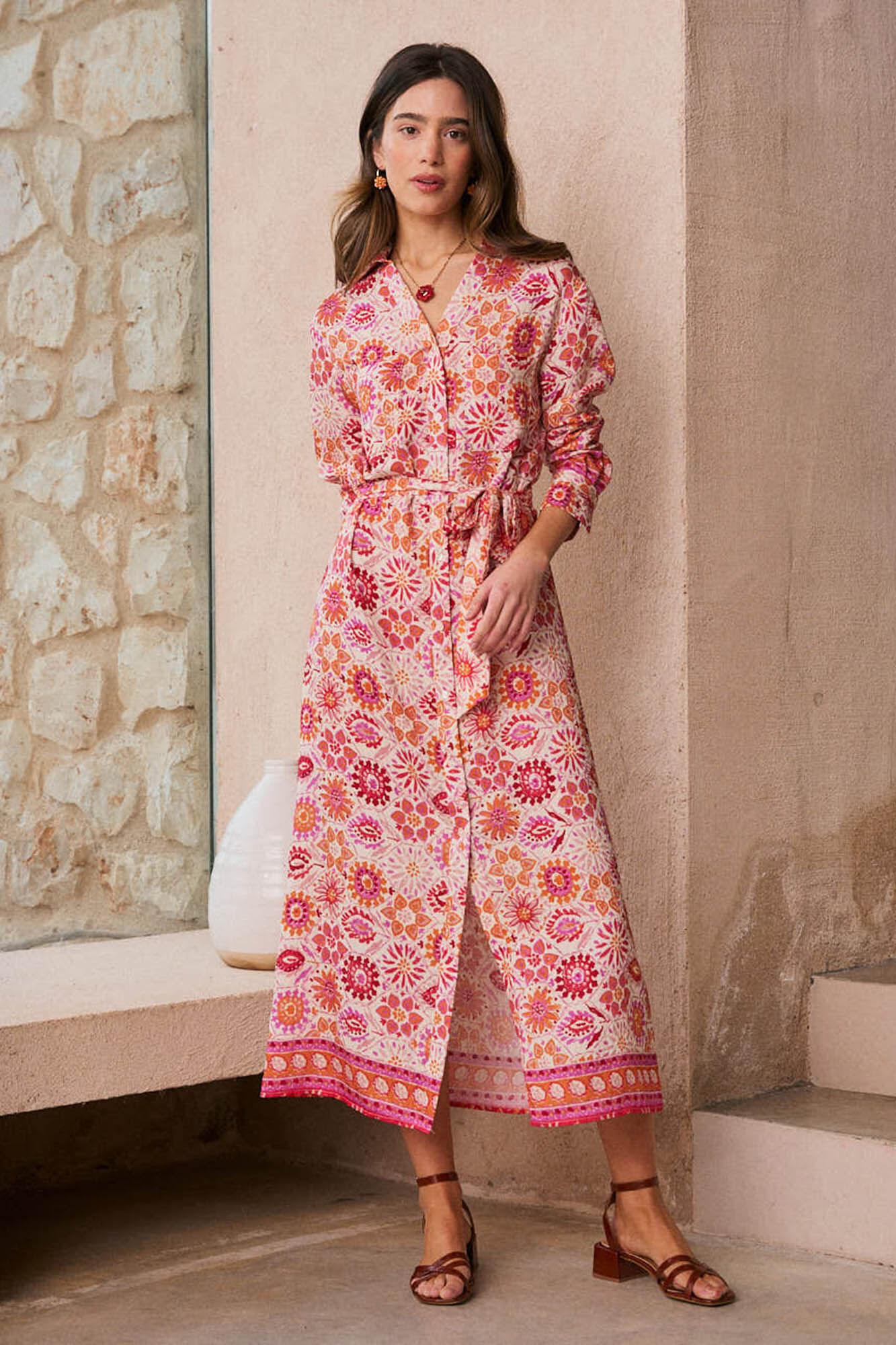 Pol&iacute;n Et Moi Vestido camisero Idette