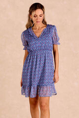 Polín Et Moi Vestido curto Azul