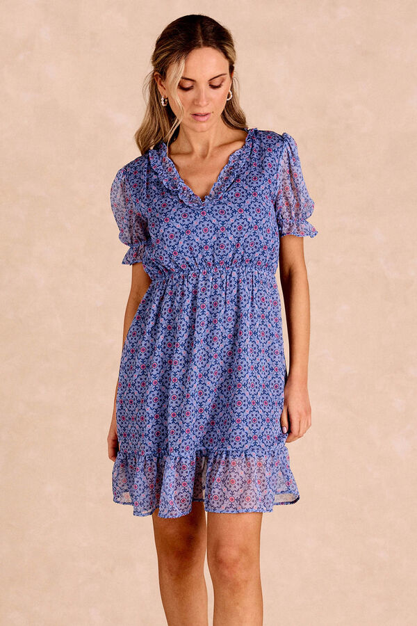 Polín Et Moi Vestido curto Azul