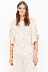 Cortefiel Top jacquard de punto Arena