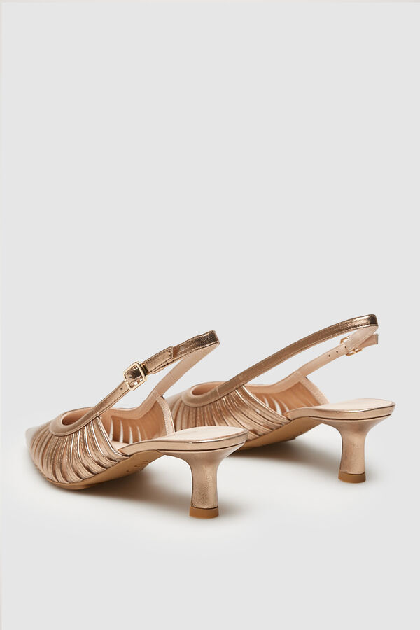 Lodi Zapatos destalonados de mujer en piel Amarillo