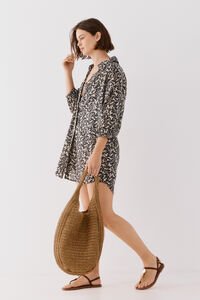 Cortefiel Caftán túnica estampado