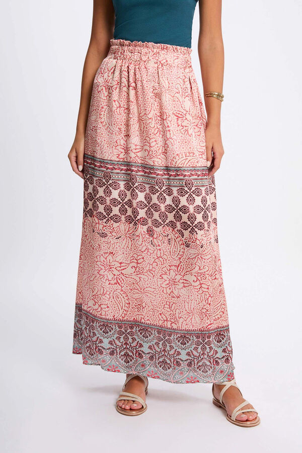 Morgan Falda larga Multicolor