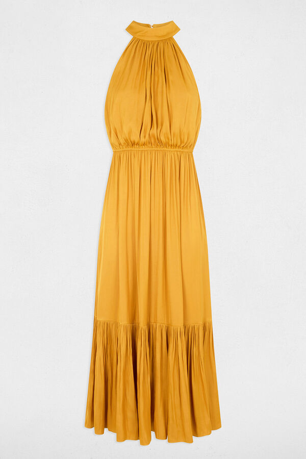 Morgan Vestido longo evas&ecirc; solto Dourado