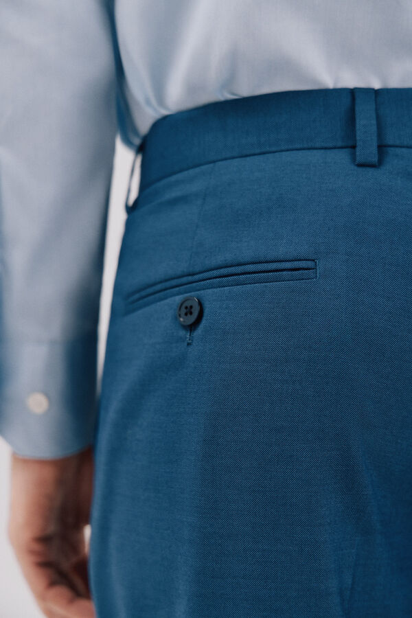 Cortefiel Pantal&oacute;n azul slim fit Azul